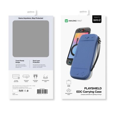 Nintendo Switch 2 dėklas AmazingThing PlayShield EDC Protective – mėlynas 4