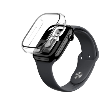 Apple Watch 46mm AmazingThing Radix Glass dėklas - skaidrus Apple Watch 46mm AmazingThing Radix Glass dėklas - skaidrus