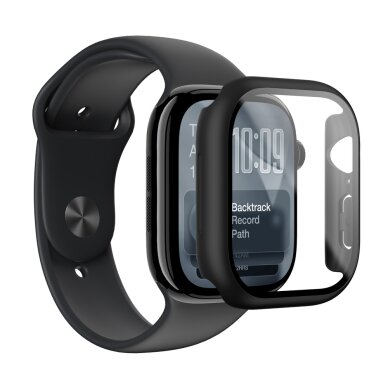 Apple Watch Series 11 42mm AmazingThing Radix ekrano apsauginis stiklas su dėklu – juodas 4 Apple Watch Series 11 42mm AmazingThing Radix ekrano apsauginis stiklas su dėklu – juodas 4