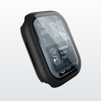 Apple Watch Series 11 42mm AmazingThing Radix ekrano apsauginis stiklas su dėklu – juodas 8