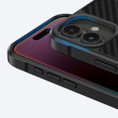 iPhone 16 Plus AmazingThing Titan Max dėklas su 1500D aramidinėmis skaidulomis - juodas 6