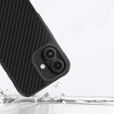 iPhone 16 Plus AmazingThing Titan Max dėklas su 1500D aramidinėmis skaidulomis - juodas 9
