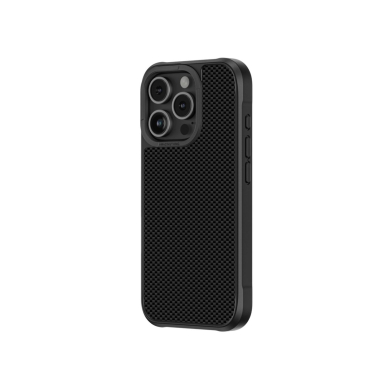 iPhone 16 Pro Max AmazingThing Titan Max dėklas su 600D aramidinėmis skaidulomis - juodas 2