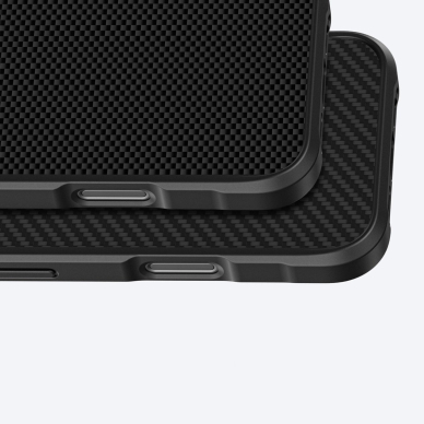 iPhone 16 Pro Max AmazingThing Titan Max dėklas su 600D aramidinėmis skaidulomis - juodas 8