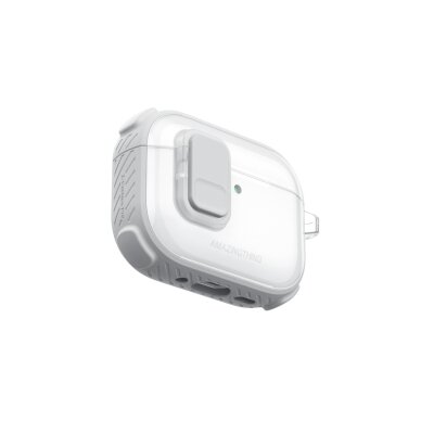 AirPods Pro 3 AmazingThing Titan Pro Mag Clear dėklas – baltas 7