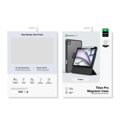 iPad 11" 2025 AmazingThing Titan Pro Mag dėklas – juodas 7 iPad 11" 2025 AmazingThing Titan Pro Mag dėklas – juodas 7
