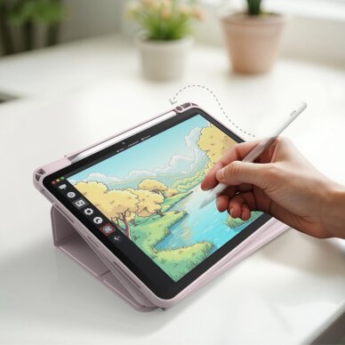 iPad 11" 2025 AmazingThing Titan Pro Mag dėklas – rožinis 5