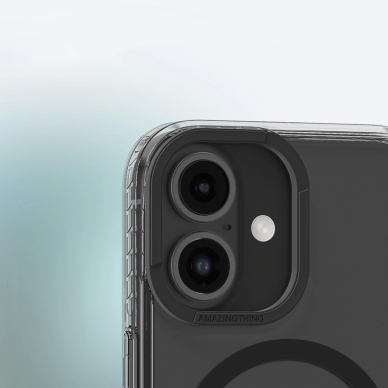iPhone 16 Plus AmazingThing Titan Pro Mag dėklas su magnetiniu žiedu - juodas 10