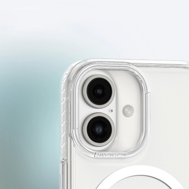 iPhone 16 Plus AmazingThing Titan Pro Mag dėklas su magnetiniu žiedu - permatomas 10