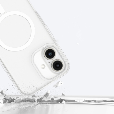 iPhone 16 Plus AmazingThing Titan Pro Mag dėklas su magnetiniu žiedu - permatomas 8
