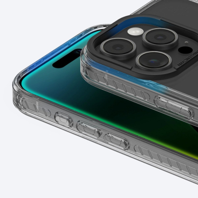 iPhone 16 Pro Max AmazingThing Titan Pro Mag dėklas su magnetiniu žiedu - juodas 6