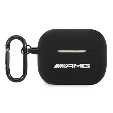 Akcija! Dėklas ausinėms AMG Silicone Big Logo AMAPRBK AirPods Pro Juodas
