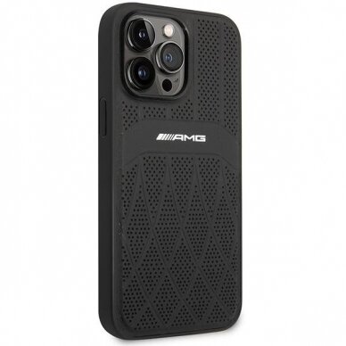 Dėklas AMG Leather Curved Lines MagSafe AMHMP14XOSDBK iPhone 14 Pro Max Juodas 3 Dėklas AMG Leather Curved Lines MagSafe AMHMP14XOSDBK iPhone 14 Pro Max Juodas 3