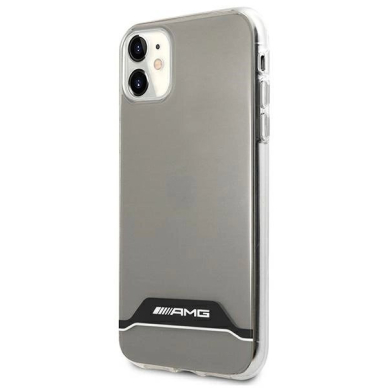 AMG Electroplate Juodas&Baltas Dėklas skirtas iPhone 11 / XR 6.1&quot; - Permatomas 1