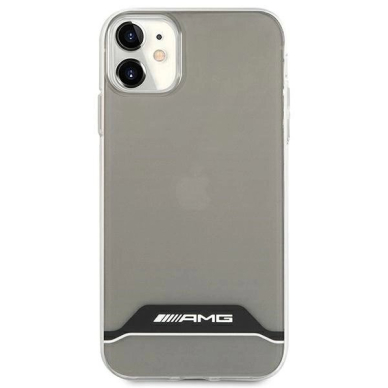 AMG Electroplate Juodas&Baltas Dėklas skirtas iPhone 11 / XR 6.1&quot; - Permatomas 2