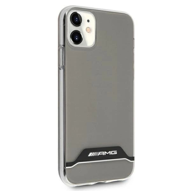 AMG Electroplate Juodas&Baltas Dėklas skirtas iPhone 11 / XR 6.1&quot; - Permatomas 3