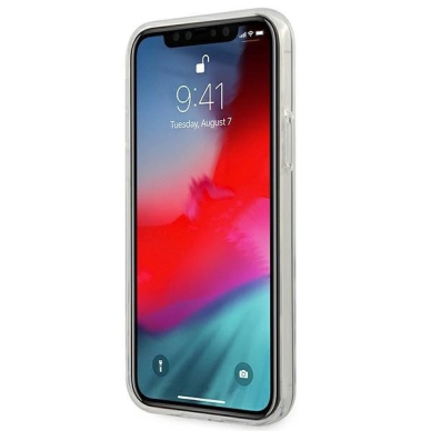 AMG Electroplate Juodas&Baltas Dėklas skirtas iPhone 12 / 12 Pro - Permatomas 4