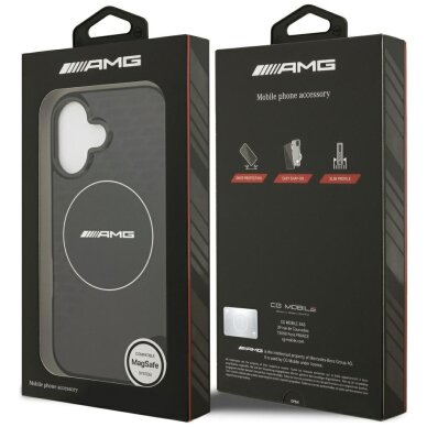 iPhone 17 AMG Nauble Layer permatomas MagSafe dėklas – juodas 7