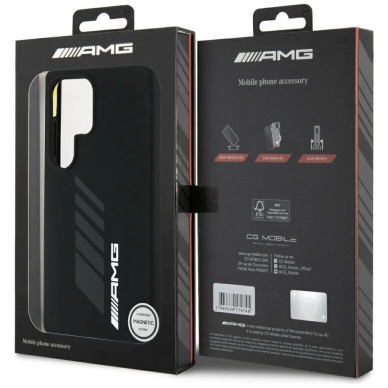 AMG Oversize Rhombs MagSafe Dėklas skirtas Samsung Galaxy S25 Ultra - Juodas 6