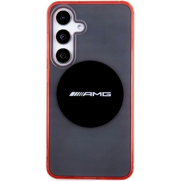 AMG Permatomas Bicolor MagSafe Dėklas Samsung Galaxy S24 - Juodas 2 AMG Permatomas Bicolor MagSafe Dėklas Samsung Galaxy S24 - Juodas 2