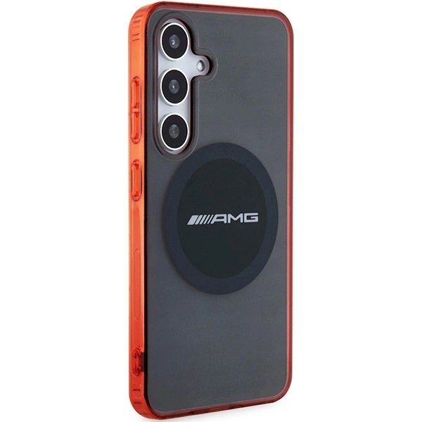 AMG Permatomas Bicolor MagSafe Dėklas Samsung Galaxy S24 - Juodas 3 AMG Permatomas Bicolor MagSafe Dėklas Samsung Galaxy S24 - Juodas 3