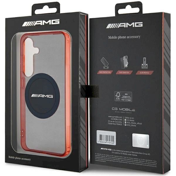 AMG Permatomas Bicolor MagSafe Dėklas Samsung Galaxy S24 - Juodas 7 AMG Permatomas Bicolor MagSafe Dėklas Samsung Galaxy S24 - Juodas 7