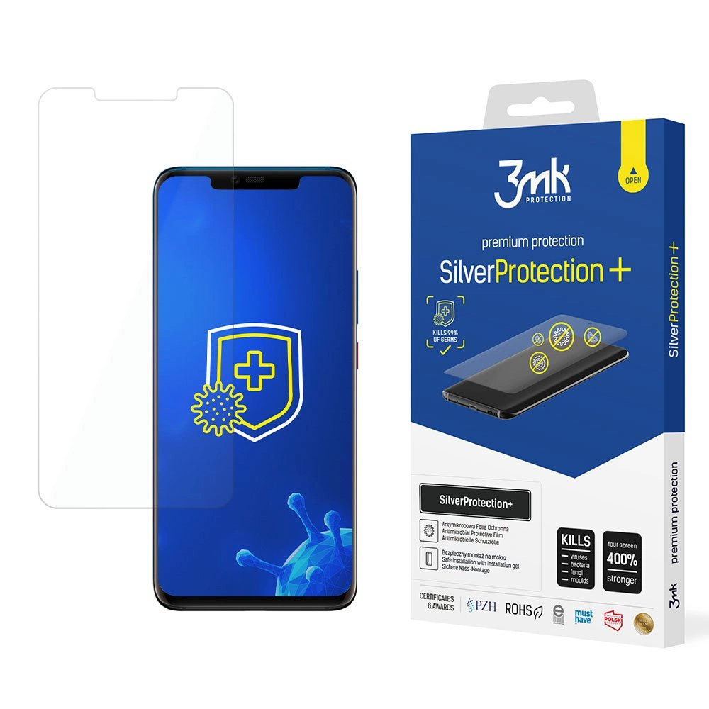 Huawei Mate 20 Pro Antibakterinė apsauginė plėvelė 3mk SilverProtection+