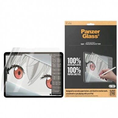iPad Air 12.9 2024 / iPad Pro 12.9 2024 Antibakterinė PanzerGlass GraphicPaper apsauginė plėvelė