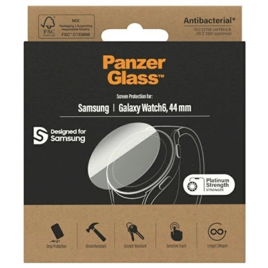 Antibacterial PanzerGlass ekrano apsauga Samsung Galaxy Watch 6 44 mm 3 Antibacterial PanzerGlass ekrano apsauga Samsung Galaxy Watch 6 44 mm 3