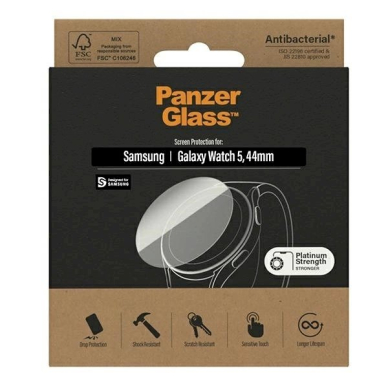 Antibacterial PanzerGlass Ekrano apsauga Samsung Galaxy Watch Classic 5 44 mm 2 Antibacterial PanzerGlass Ekrano apsauga Samsung Galaxy Watch Classic 5 44 mm 2