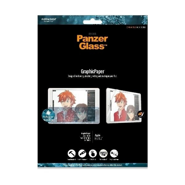 Antibacterial PanzerGlass GraphicPaper Apsauginė plėvelė iPad 10.2 2 Antibacterial PanzerGlass GraphicPaper Apsauginė plėvelė iPad 10.2 2