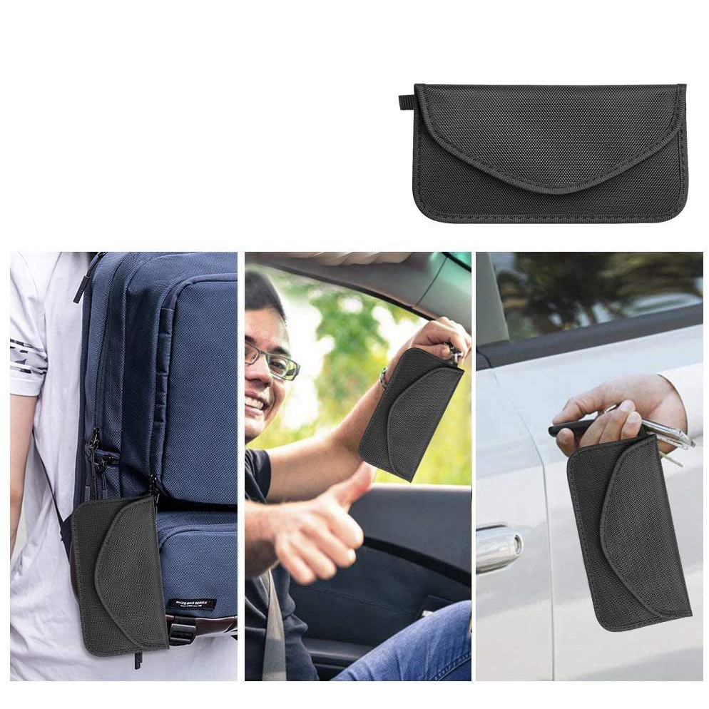 Anti-theft Case for Car Keys Phone Radio Blocking Faraday Box Faraday Cage 20cm x 11cm Black 12 Anti-theft Case for Car Keys Phone Radio Blocking Faraday Box Faraday Cage 20cm x 11cm Black 12