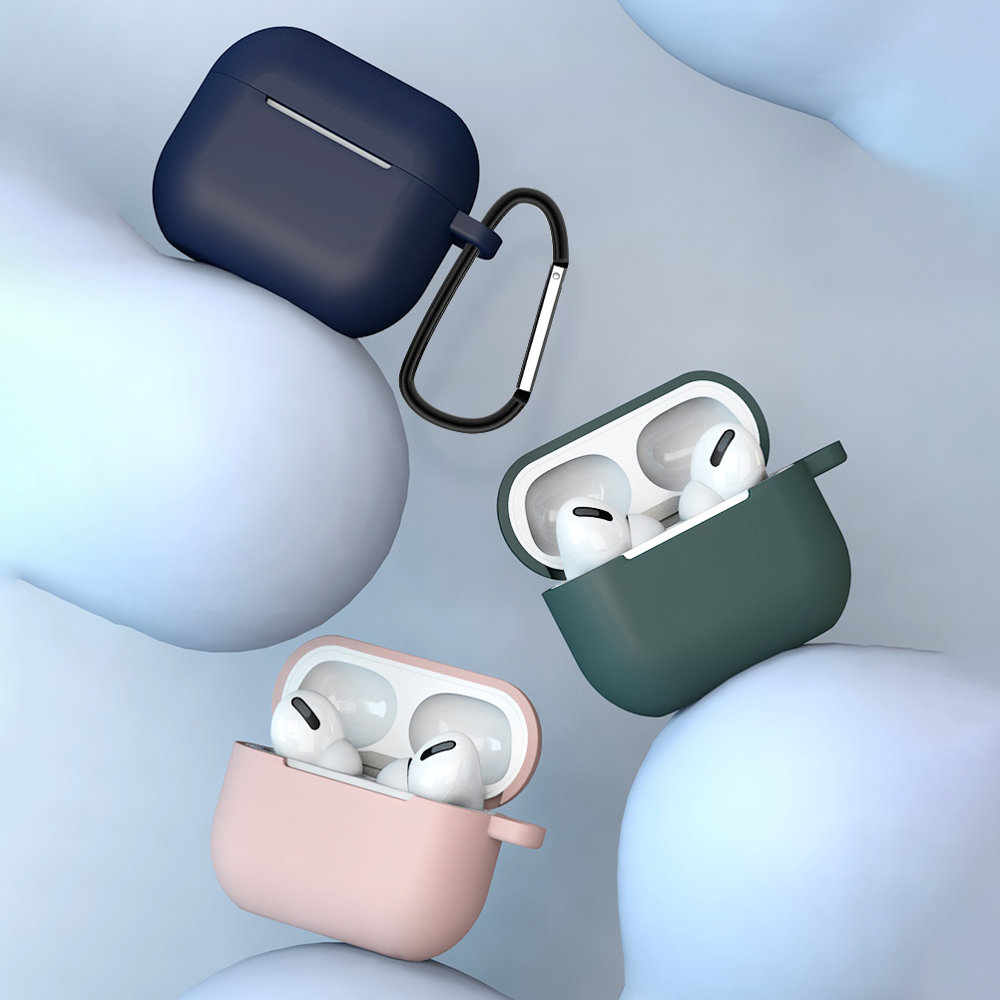 Dėklas ausinėms Apple AirPods 3 Tamsiai mėlynas (case D) 2 Dėklas ausinėms Apple AirPods 3 Tamsiai mėlynas (case D) 2