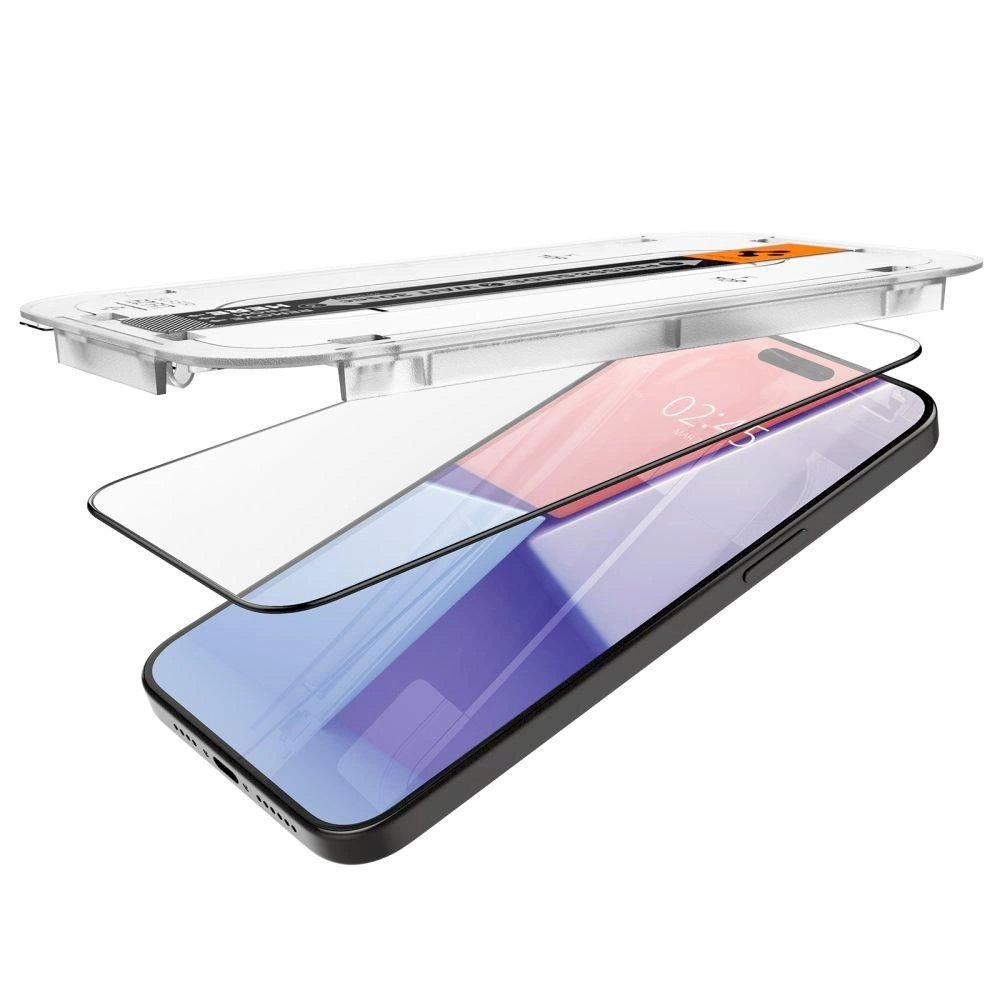 Apsauginis stiklas Spigen GLAS.TR EZ FIT FC IPHONE 15 PRO MAX Juodas 6 Apsauginis stiklas Spigen GLAS.TR EZ FIT FC IPHONE 15 PRO MAX Juodas 6