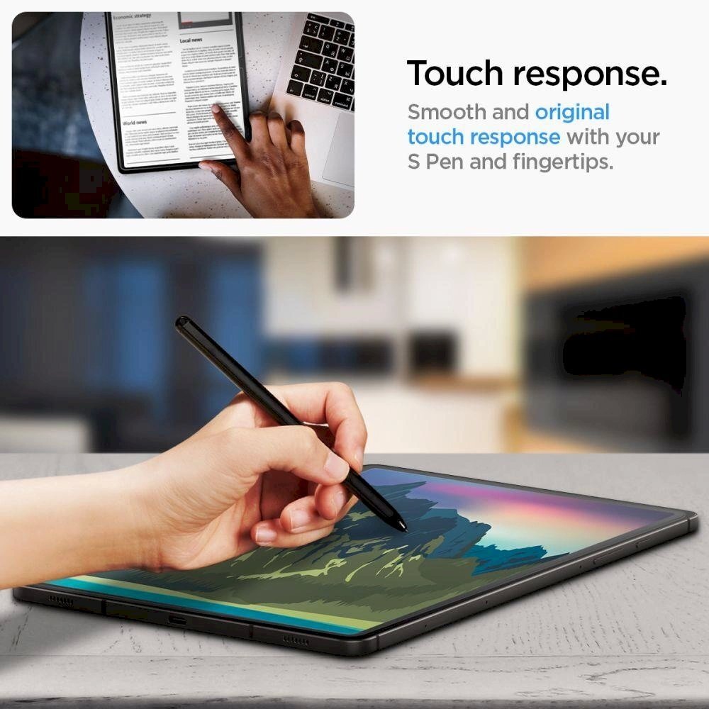 Apsauginis stiklas Spigen GLAS.TR "EZ FIT" GALAXY TAB S9 11.0 X710 / X716B CLEAR 10 Apsauginis stiklas Spigen GLAS.TR "EZ FIT" GALAXY TAB S9 11.0 X710 / X716B CLEAR 10