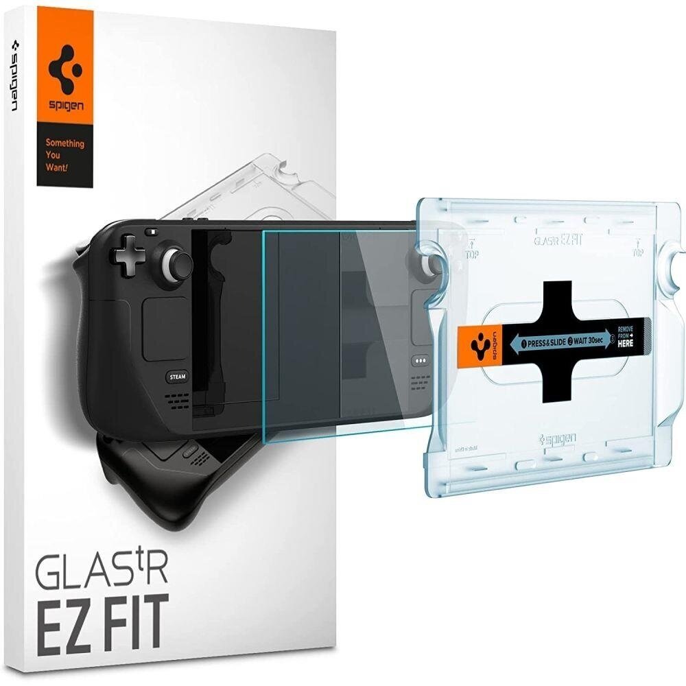 Apsauginis stiklas Spigen GLAS.TR "EZ FIT" STEAM DECK CLEAR Apsauginis stiklas Spigen GLAS.TR "EZ FIT" STEAM DECK CLEAR