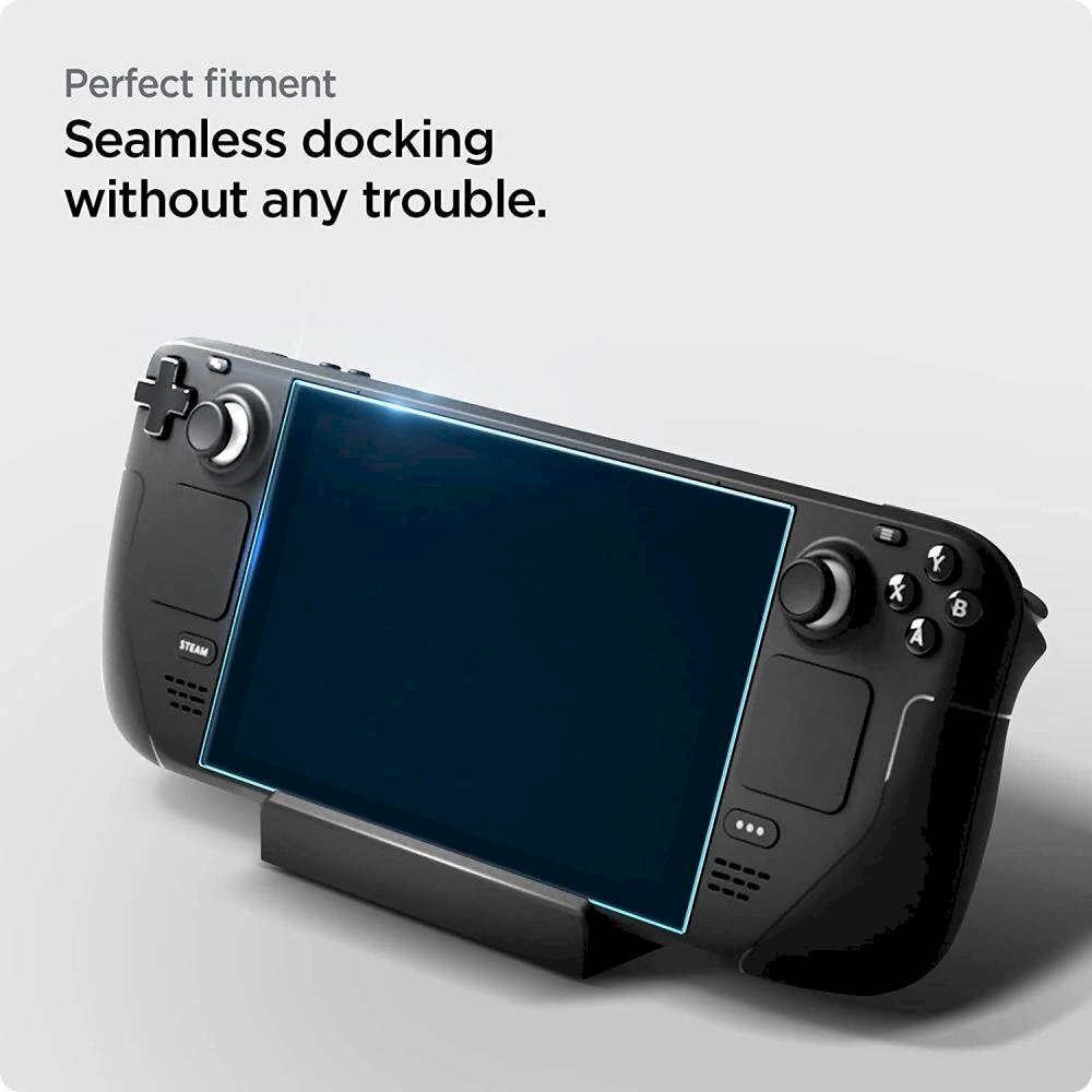 Apsauginis stiklas Spigen GLAS.TR "EZ FIT" STEAM DECK CLEAR 3 Apsauginis stiklas Spigen GLAS.TR "EZ FIT" STEAM DECK CLEAR 3