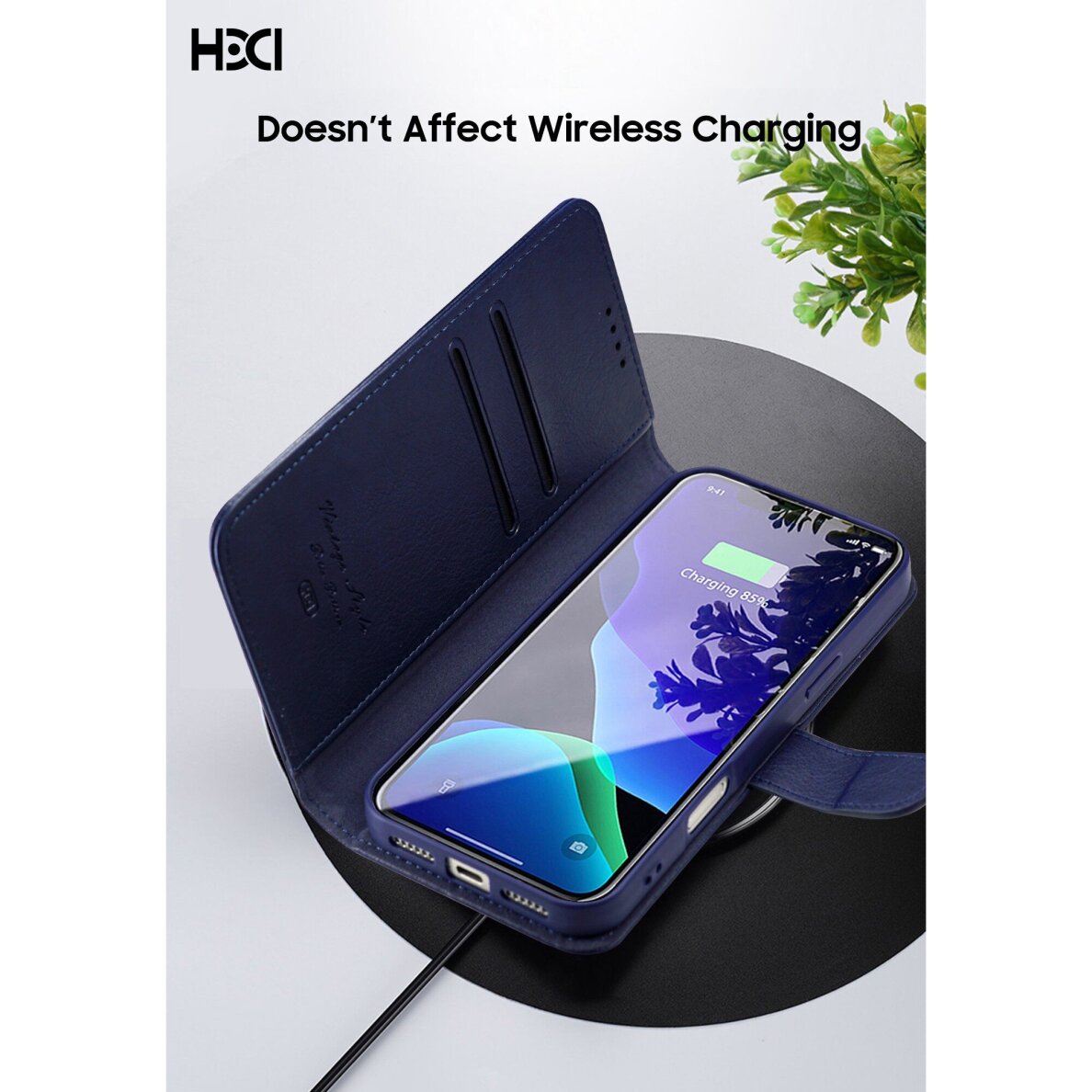 Apple iPhone 11 atverčiamas dėklas HDD Clasp Wallet Prestige mėlynas 1 Apple iPhone 11 atverčiamas dėklas HDD Clasp Wallet Prestige mėlynas 1