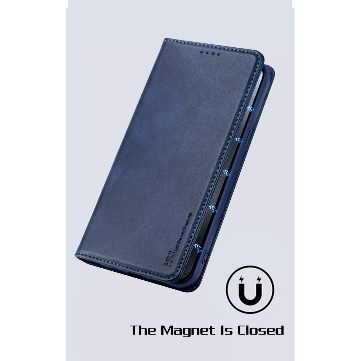 Apple iPhone 7/8/SE 2020/SE 2022 atverčiamas dėklas HDD Magnetic Wallet Prestige rudas 4