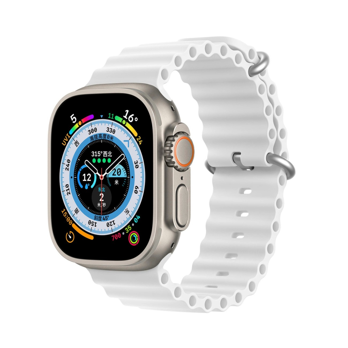 Apyrankė Dux Ducis OceanWave Series Apple Watch 38/40/41mm White Apyrankė Dux Ducis OceanWave Series Apple Watch 38/40/41mm White