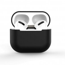 Apple AirPods 3 soft silicone earphones case black (case C)