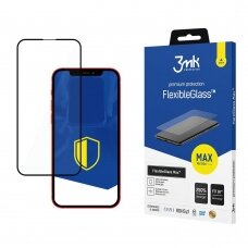 Ekrano apsauga 3mk FlexibleGlass Max Apple iPhone 13 Mini Juodais kraštais