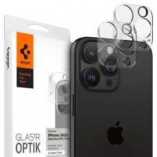 Apsauginis dėklas Spigen Optik.tR Camera Protector skirta iPhone 14 Pro / Pro Max / 15 Pro / Pro Max - Permatomas 2 pcs.