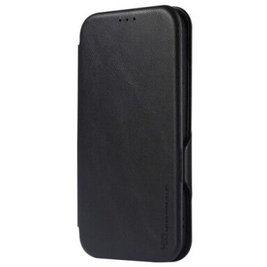 Apple iPhone 12/12 Pro atverčiamas dėklas HDD Classic Wallet Prestige juodas Apple iPhone 12/12 Pro atverčiamas dėklas HDD Classic Wallet Prestige juodas
