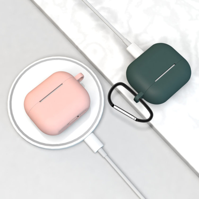 Dėklas ausinėms Apple AirPods 3 Tamsiai mėlynas (case D) 8 Dėklas ausinėms Apple AirPods 3 Tamsiai mėlynas (case D) 8