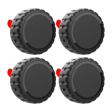 Apple AirTag atsparus vandeniui varžtinis dėklas su lipduku - juodas (4 vnt.) Apple AirTag atsparus vandeniui varžtinis dėklas su lipduku - juodas (4 vnt.)