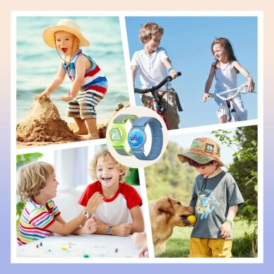 Apple AirTag vaikų nailoninis riešo dirželis su astronautu ir juodu dirželiu 1 Apple AirTag vaikų nailoninis riešo dirželis su astronautu ir juodu dirželiu 1