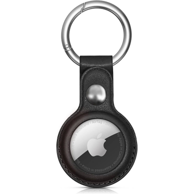 Apple AirTag PU odos dėklas - juodas, rudas, raudonas, mėlynas (4 vnt.) 3