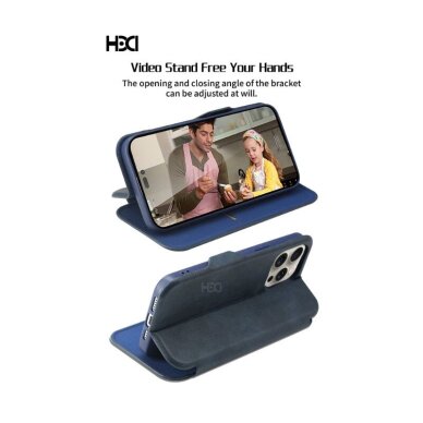 Apple iPhone 11 atverčiamas dėklas HDD Classic Wallet Prestige žalias 2