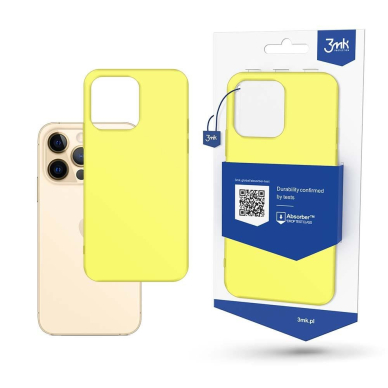 Dėklas 3mk Matt Case Apple iPhone 13 Pro Geltonas Dėklas 3mk Matt Case Apple iPhone 13 Pro Geltonas